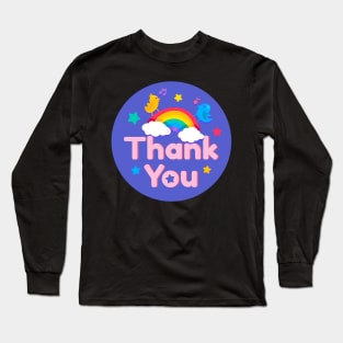 Bird Rainbow Long Sleeve T-Shirt